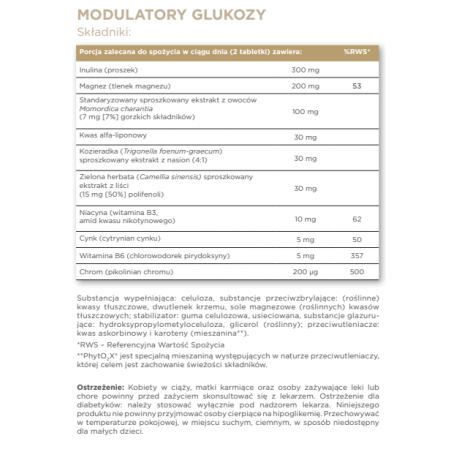 SOLGAR Modulatory Glukozy 60 kapsułek - 1