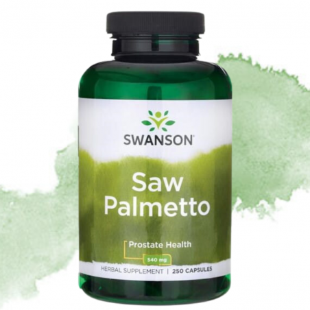 SAW PALMETTO (Palma sabałowa) 540mg SWANSON 250 kapsułek