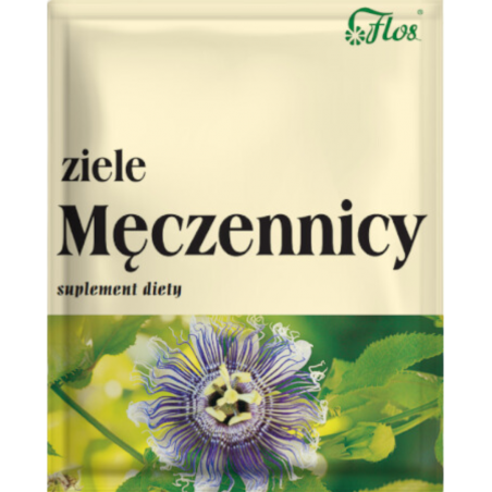 zioła sypkie MĘCZENNICA (Passiflora) suplement diety FLOS 50g