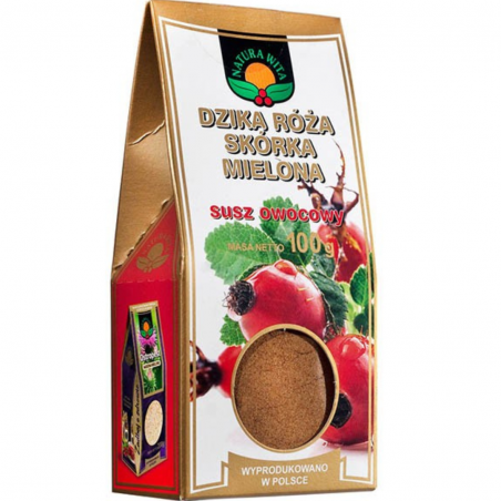 RÓŻA SKÓRKA suplement diety 100g NaturaWita RÓŻA SKÓRKA suplement diety 100g NaturaWita