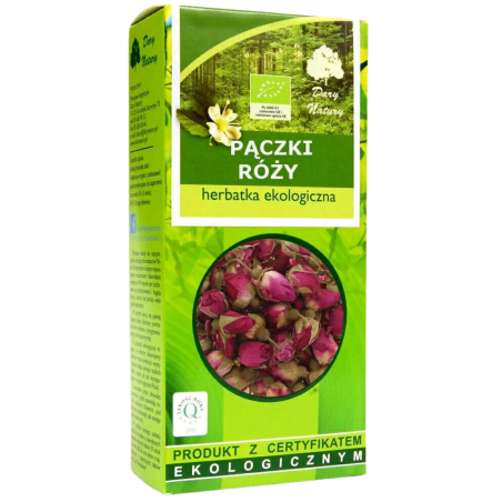 RÓŻA PĄKI herbatka ekologiczna DARY NATURY 50g RÓŻA PĄKI herbatka ekologiczna DARY NATURY 50g