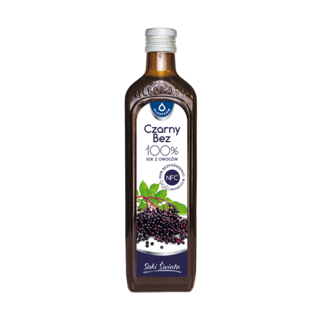 CZARNY BEZ sok 490ml OLEOFARM