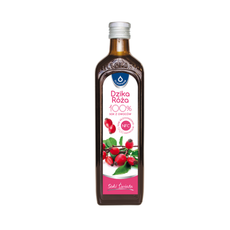 DZIKA RÓŻA sok 100% OLEOFARM 490ml DZIKA RÓŻA sok 100% OLEOFARM 490ml