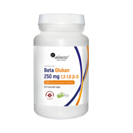 BETA GLUKAN 250mg ALINESS 100 kapsułek VEGE
