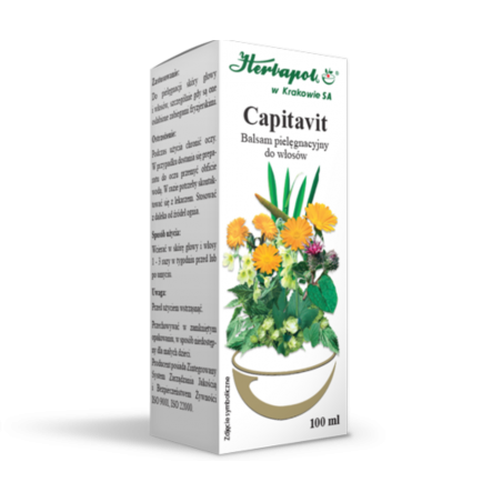CAPITAVIT Balsam pielęgnacyjny do włosów 100ml HERBAPOL