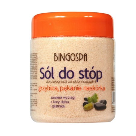 SÓL do pielęgnacji stóp ze skłonnościami do grzybicy, pękania między palcami 550g Bingo Spa