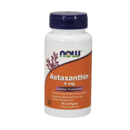 Astaxanthin (ASTAKSANTYNA) 4mg 90 kapsułek NOW FOODS