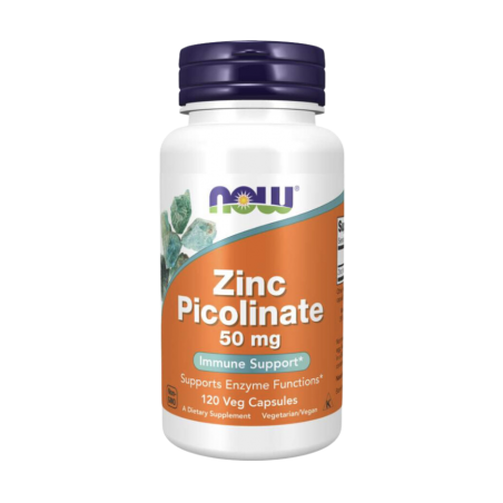 ZINC Picolinate – Pikolinian cynku 50 mg – 120 kapsułek NOW Foods