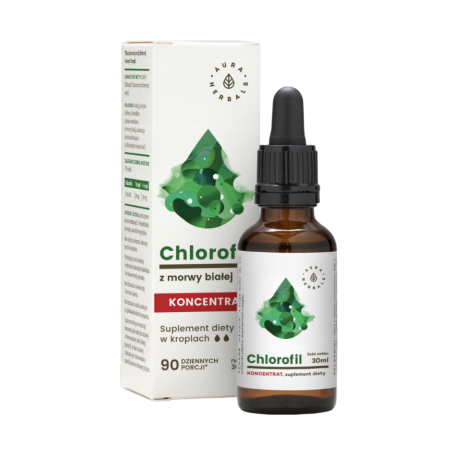 CHLOROFIL z morwy białej 30 ml koncentrat AURA HERBALS