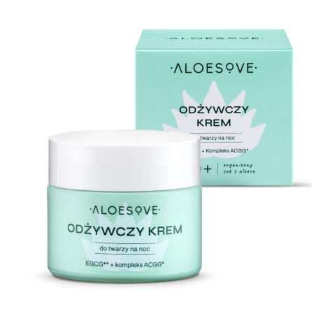 Odżywczy KREM DO TWARZY NA NOC 50ml Aloesove