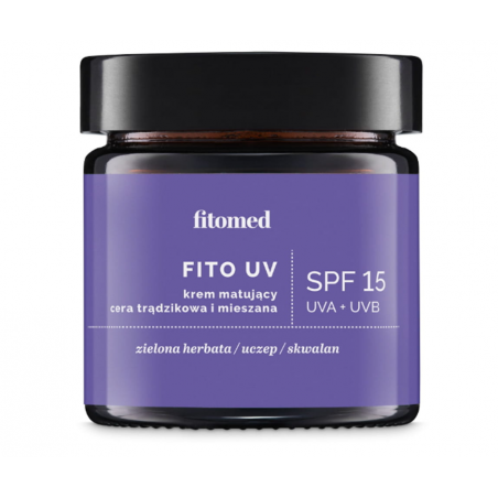 FITO UV KREM matujący do cery mieszanej i trądzikowej FITOMED