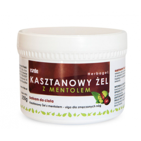Kasztanowy ŻEL z mentolem 250g VIRDE