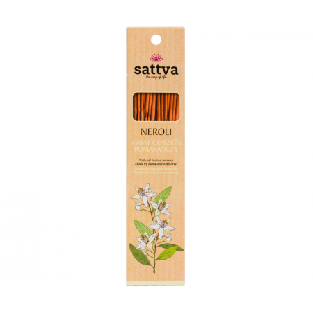 NEROLI (Kwiat gorzkiej pomarańczy) kadzidło SATTVA 30g NEROLI (Kwiat gorzkiej pomarańczy) kadzidło SATTVA 30g