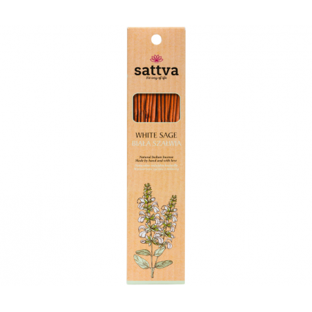 WHITE SAGE (Biała szałwia) kadzidło SATTVA 30g