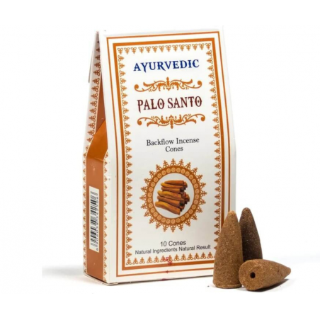 KADZIDŁO stożkowe PALO SANTO z przepływem AYURVEDIC 30g