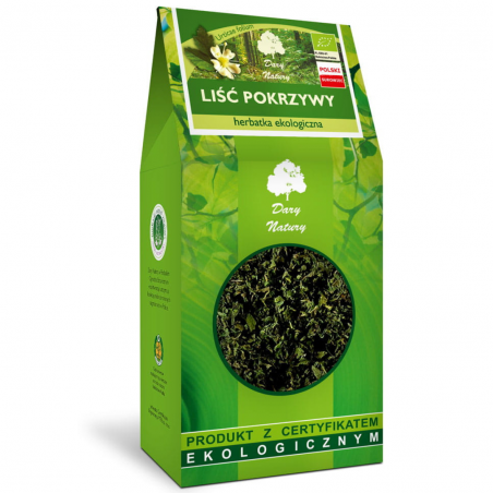 zioła sypkie POKRZYWA LIŚĆ 100g Dary Natury zioła sypkie POKRZYWA LIŚĆ 100g Dary Natury