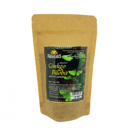 MIŁORZĄB japoński (ginko biloba) 100g Proherbis