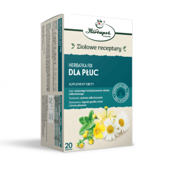 DLA PŁUC herbatka w fixie HERBAPOL 20 saszetek