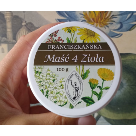 Franciszkańska MAŚĆ 4 ZIOŁA 100g Herbarium Św. Franciszka
