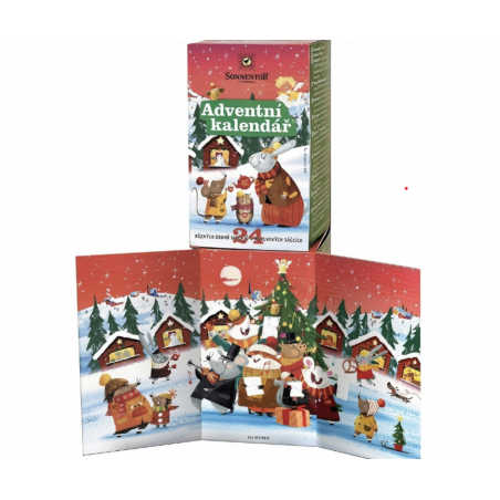 Kalendarz ADWENTOWY z herbatkami BIO 24 sztuki SONNENTOR - 1