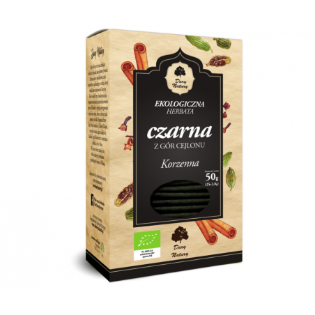 Herbata czarna KORZENNA w fixie Dary Natury 25 sztuk
