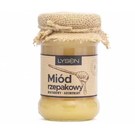Miód RZEPAKOWY 400g PASIEKA ŁYSOŃ