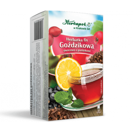 GOŹDZIKOWA herbatka w fixie HERBAPOL 20 saszetek GOŹDZIKOWA herbatka w fixie HERBAPOL 20 saszetek