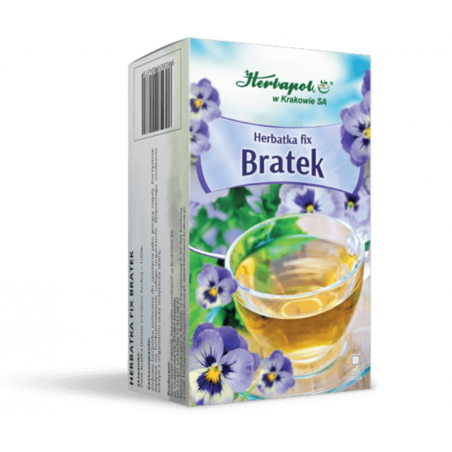 BRATEK herbatka w fixie HERBAPOL 20 saszetek