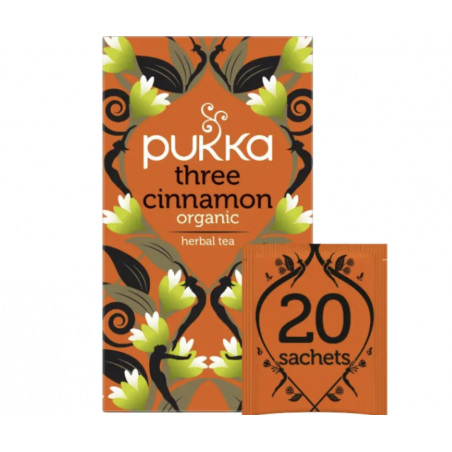 THREE CINNAMON herbata z cynamonem w fixie PUKKA 20 sztuk