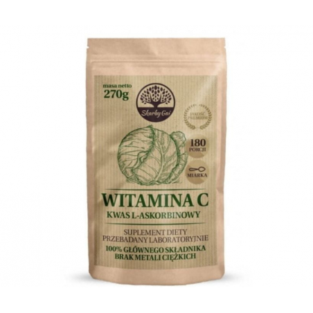 WITAMINA C (Kwas L-Askorbinowy) 270g Skarby Gai