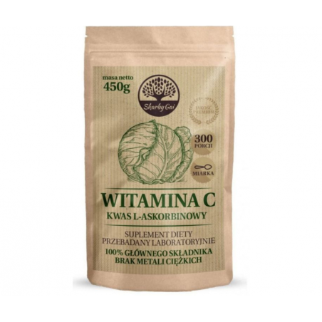 WITAMINA C (Kwas L-Askorbinowy) 450g Skarby Gai