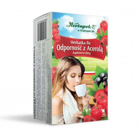 NA ODPORNOŚĆ z acerolą herbatka fix Herbapol NA ODPORNOŚĆ z acerolą herbatka fix Herbapol