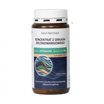 OMUŁEK zielonowargowy koncentrat 500 mg 150 kapsułek NOMAK