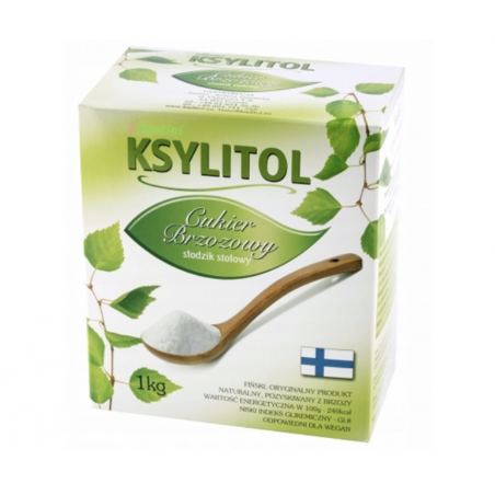 KSYLITOL fiński (cukier brzozowy) 1kg Santini