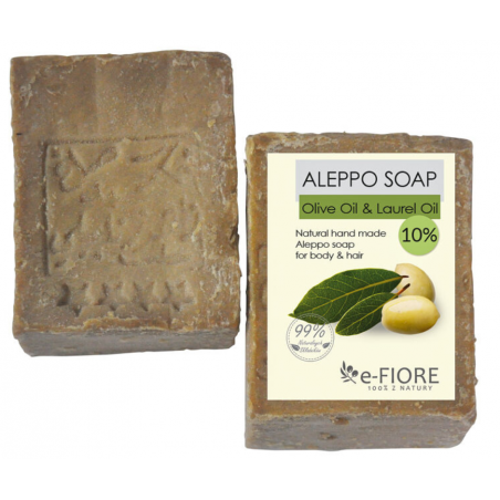 Mydło ALEPPO 10% E-Fiore 190g