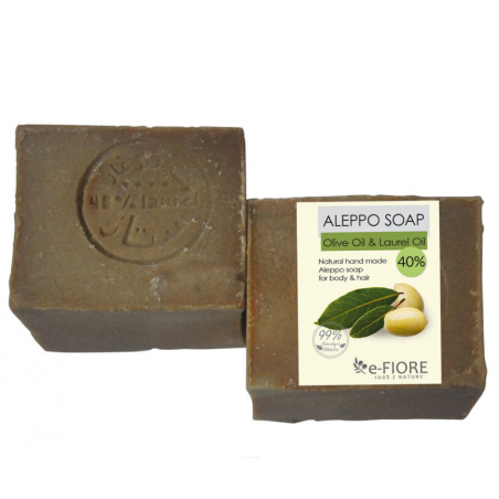 Mydło ALEPPO 40% E-Fiore 200g