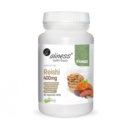 REISHI 400mg (lakownica żółtawa) Aliness 90 sztuk