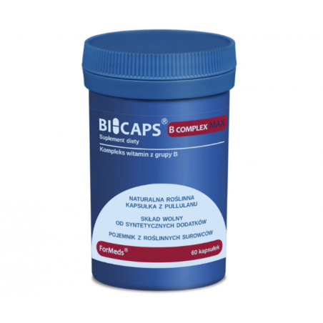 BiCaps B complex max (kompleks witamin z grupy B) 60 kapsułek ForMeds