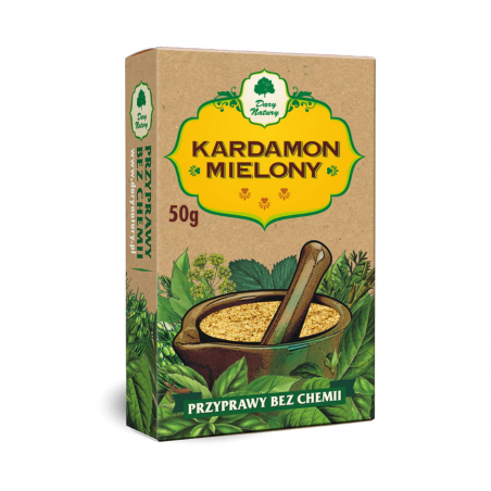 KARDAMON mielony 50g Dary Natury