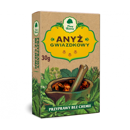 ANYŻ GWIAZDKOWY (cały) 30g Dary Natury