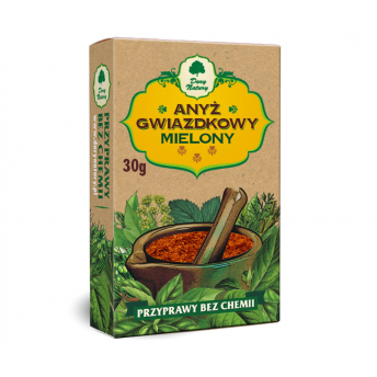 ANYŻ GWIAZDKOWY MIELONY 30g Dary Natury