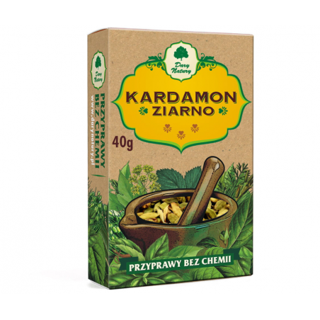 KARDAMON ziarno 40g Dary Natury
