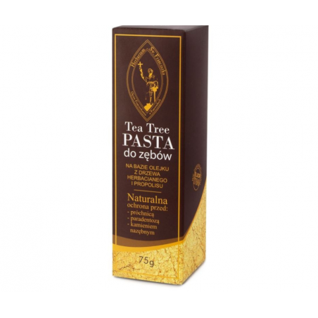 PASTA DO ZĘBÓW z propolisem i drzewkiem herbacianym  Herbarium św. Franciszka