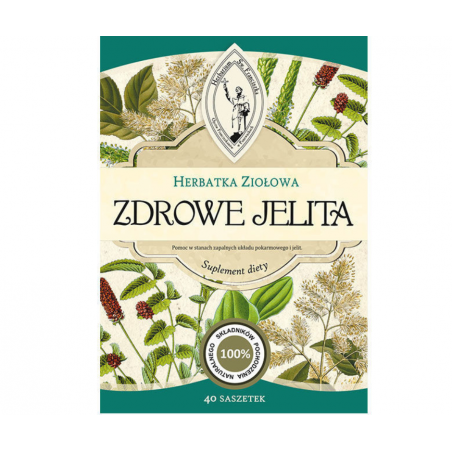 ZDROWE JELITA Franciszkańska herbatka ziołowa w saszetkach ZDROWE JELITA Franciszkańska herbatka ziołowa w saszetkach
