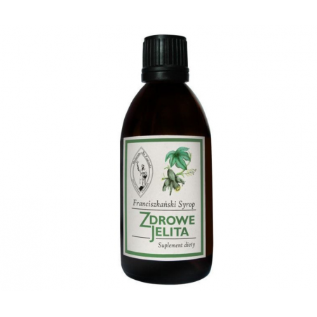 ZDROWE JELITA Franciszkański Syrop z Herbarium św. Franciszka 100ml ZDROWE JELITA Franciszkański Syrop z Herbarium św. Franciszka 100ml
