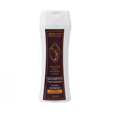Franciszkański SZAMPON do włosów normalnych 200ml  Herbarium św. Franciszka