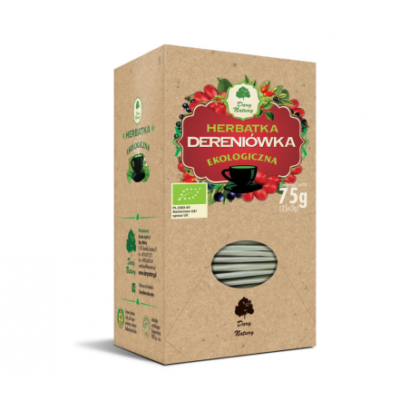 DERENIÓWKA w fixie herbata ekologiczna 25 sztuk Dary Natury