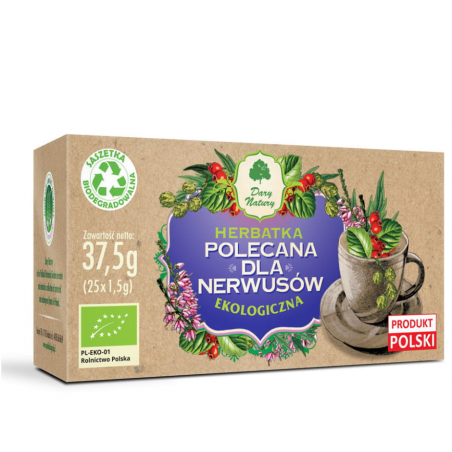 Herbata DLA NERWUSÓW w fixie Dary Natury 25 sztuk