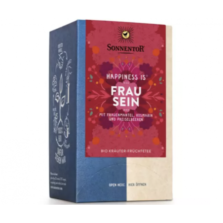 SZCZĘŚCIE JEST KOBIETĄ herbata 18 saszetek Sonnentor