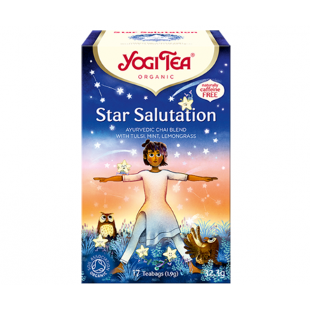 STAR SALUTION- Pozdrowienie gwiazd- herbata 17 saszetek Yogi Tea